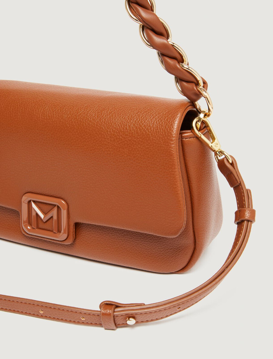 srednje velika oblazinjena torba le muse - tobak