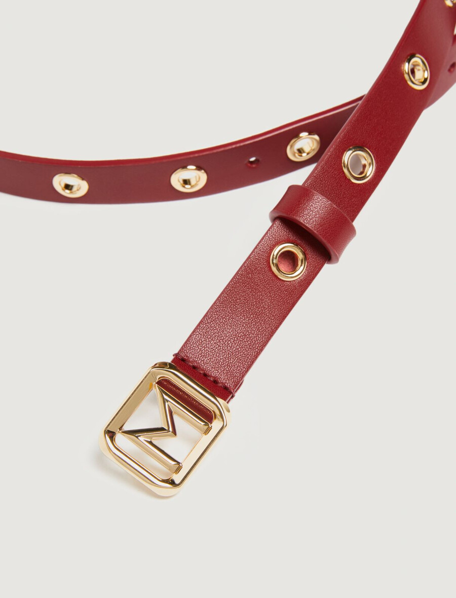 pas z luknjicami - rdeČ