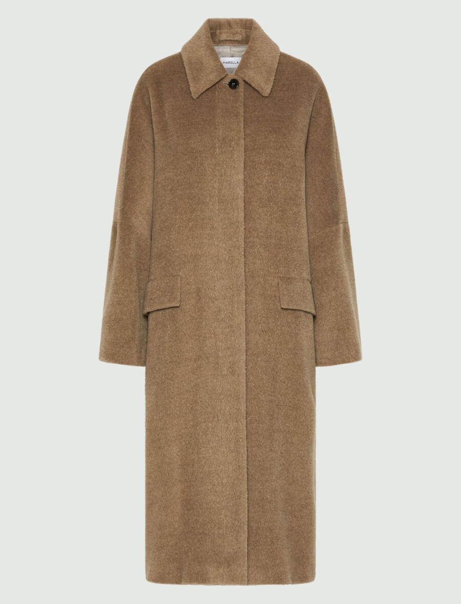 prevelik plašč iz alpake - turtledove