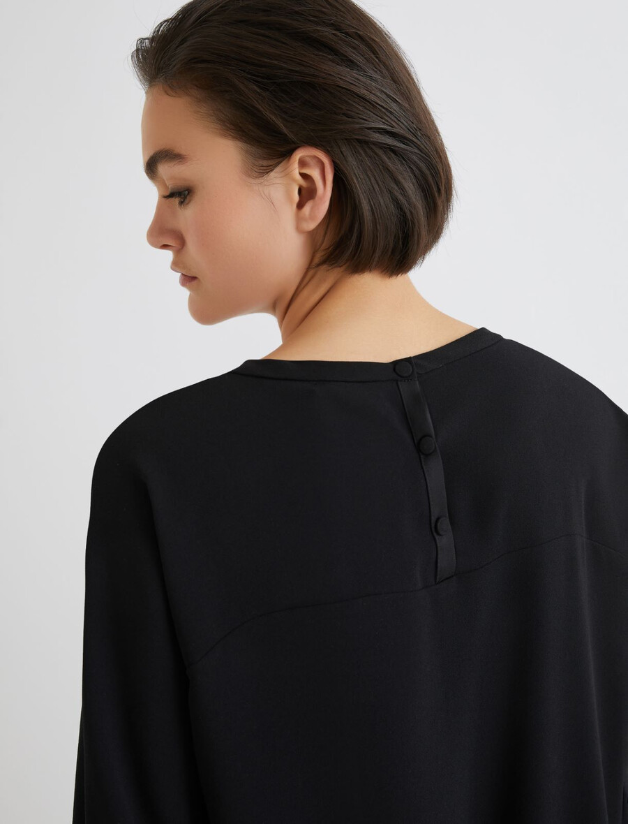 obleka cocoon - Črna