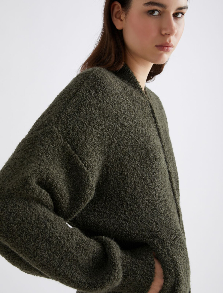 bomber jakna iz bukléja - kaki