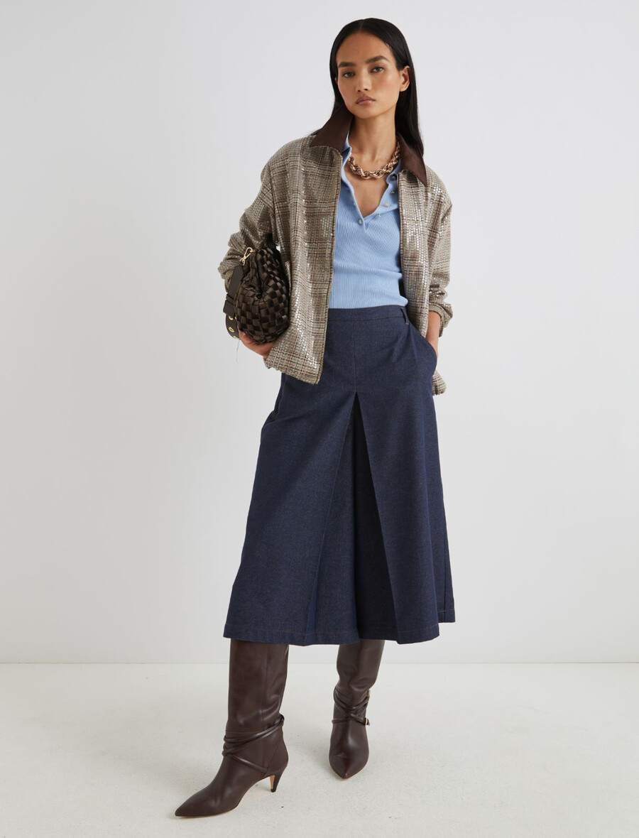 bomber jakna z bleščicami - beŽ