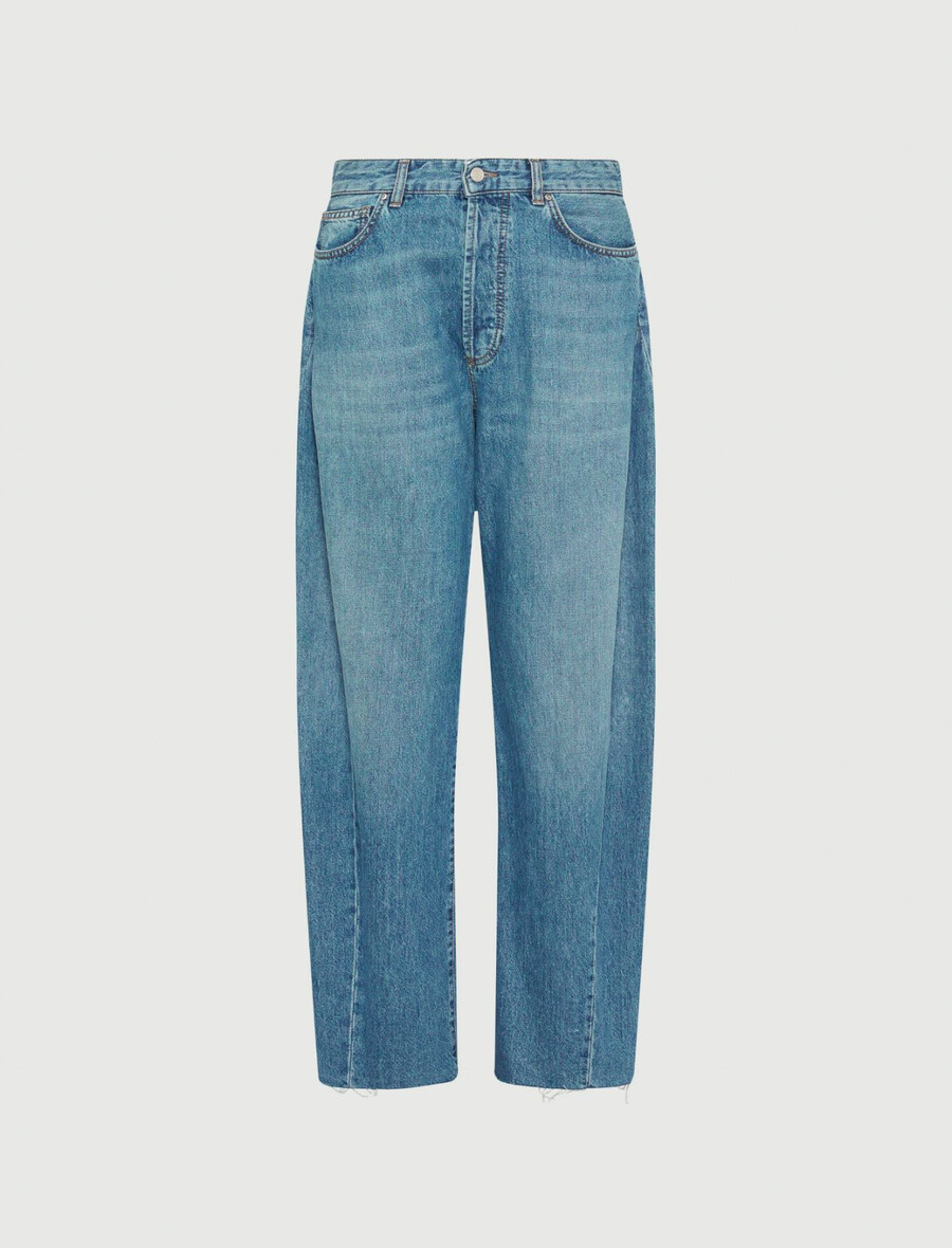 sproščene kavbojke z ozkimi hlačnicami - delave` blue