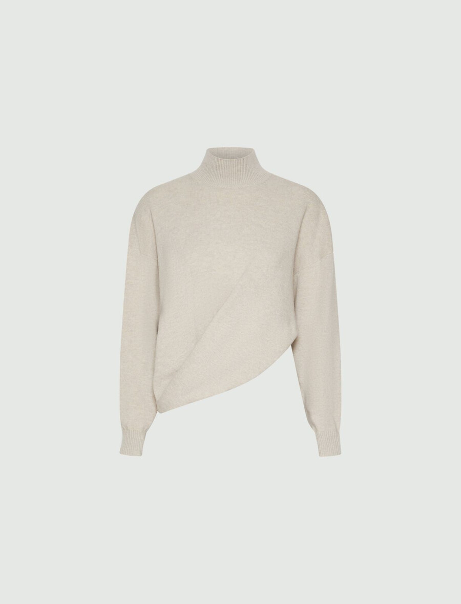 drapirani pulover - naraven