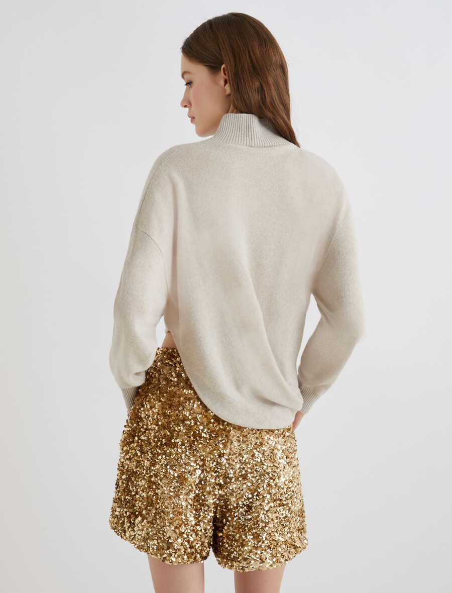 drapirani pulover - naraven