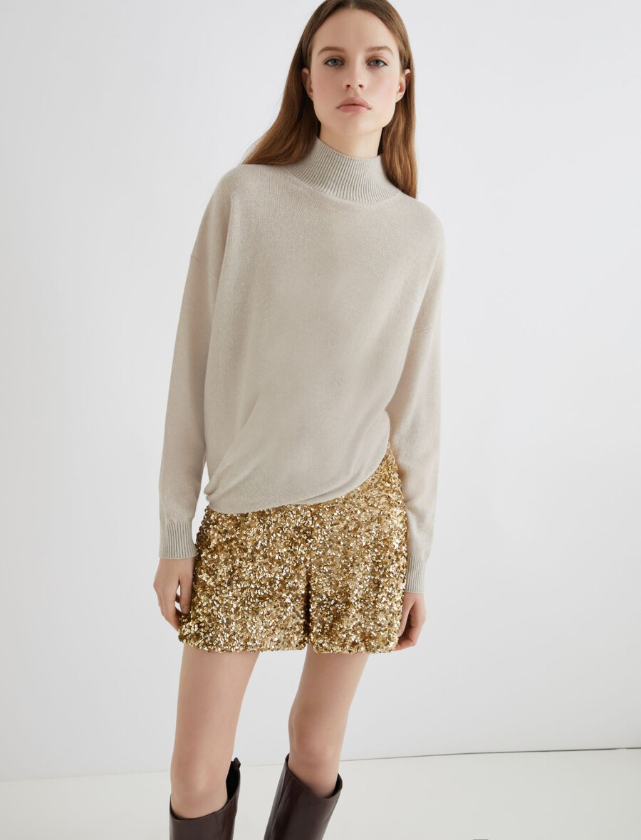 drapirani pulover - naraven