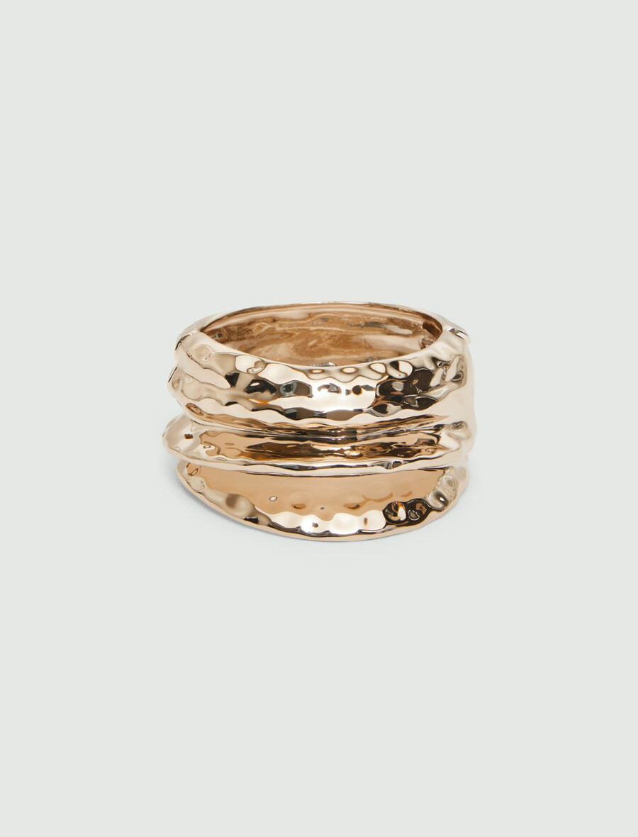 kovano kovano kovinsko zapestnico - zlato