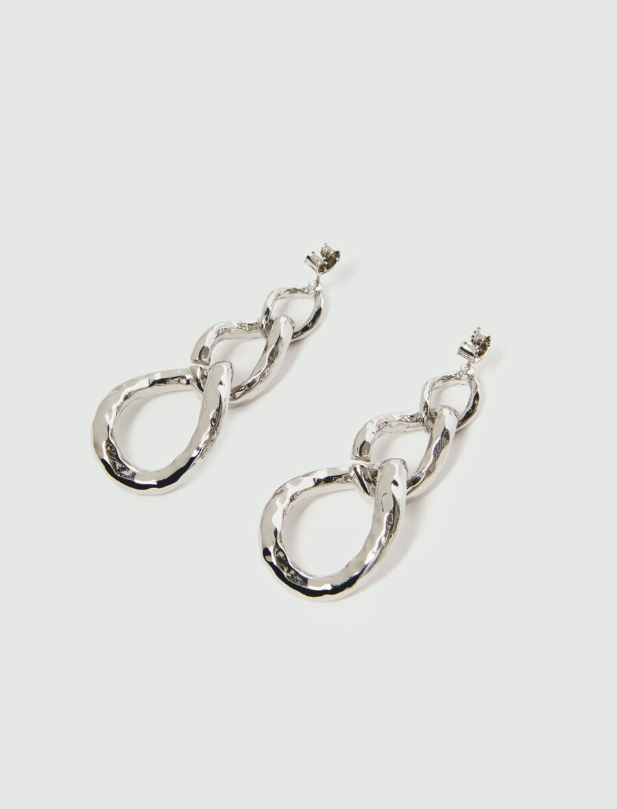 viseči uhani z mikrokamenčki - kristal