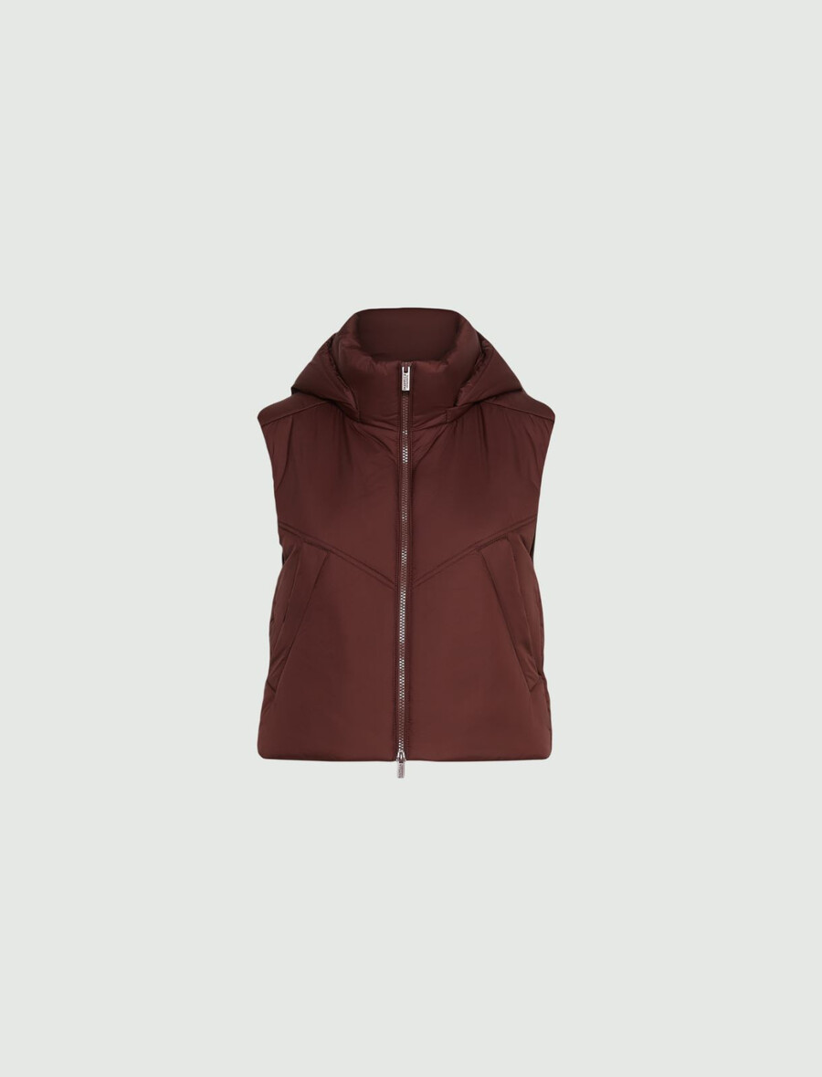 prešit brezrokavnik - bordo