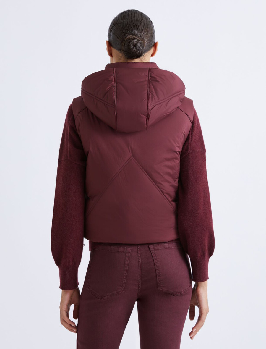 prešit brezrokavnik - bordo