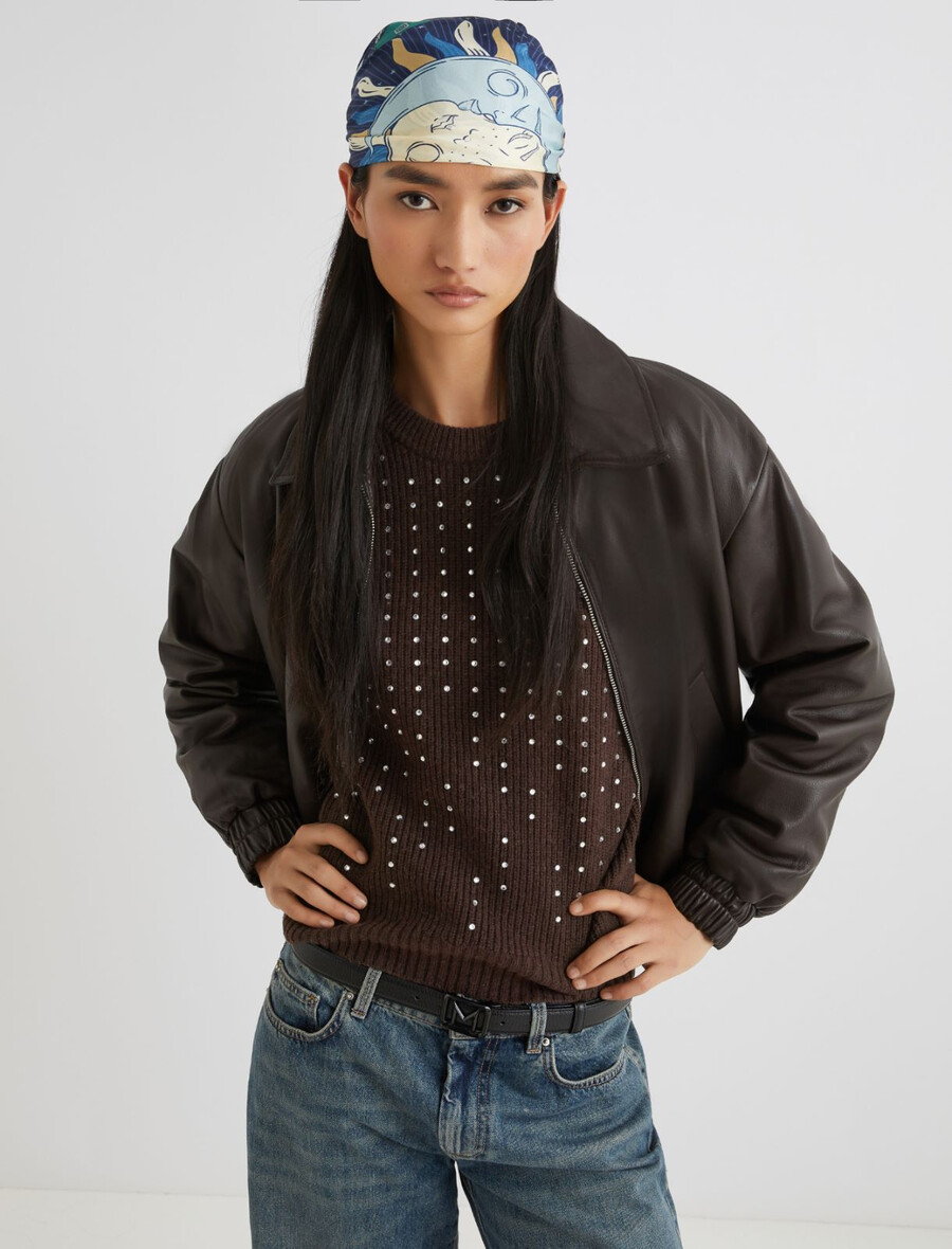 tvil šal - kitajsko modra