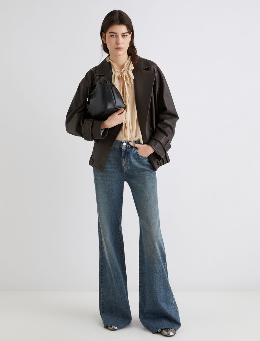 Žoržetska srajca - volna bela