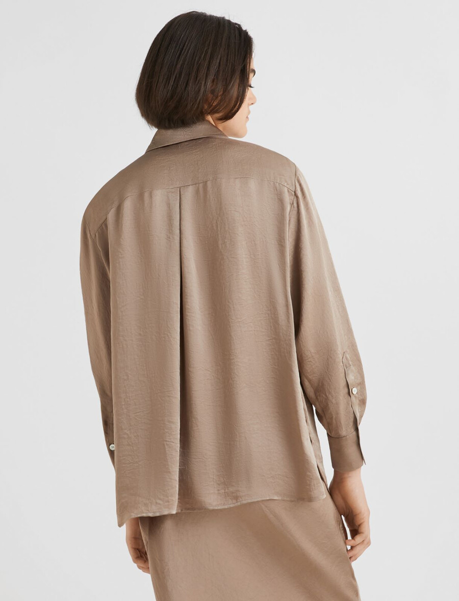 srajca iz nagubane tkanine - mud