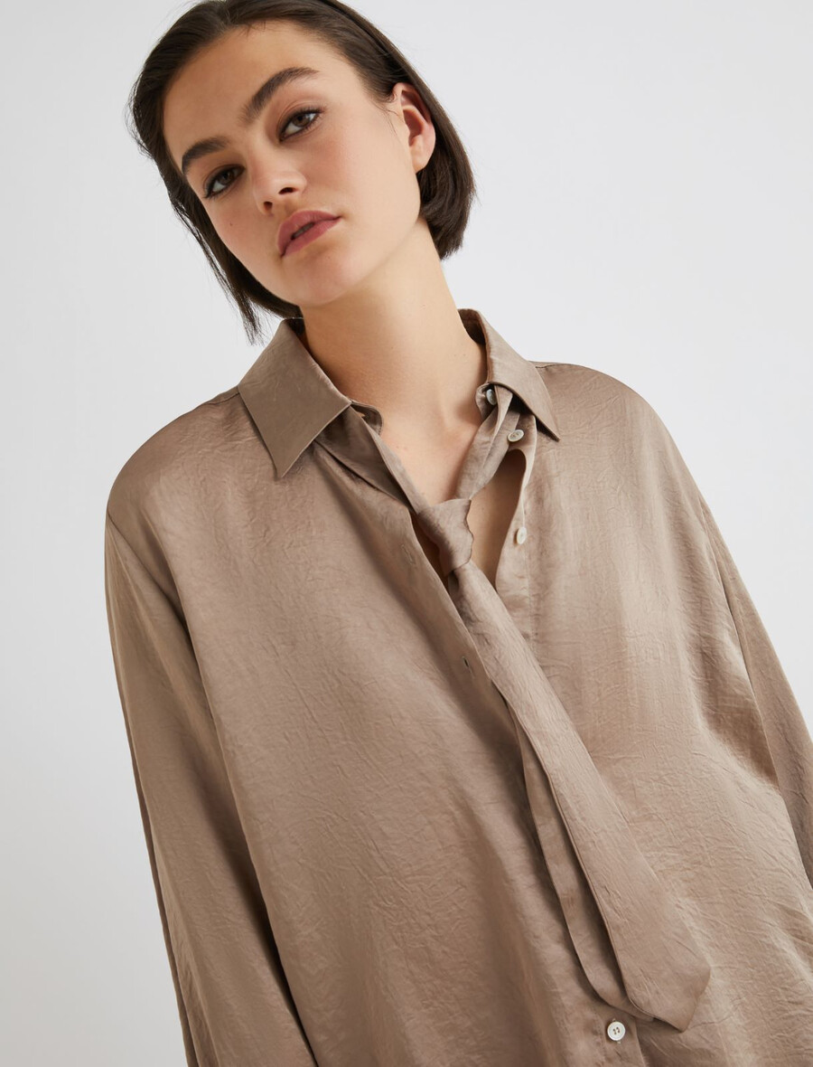 srajca iz nagubane tkanine - mud