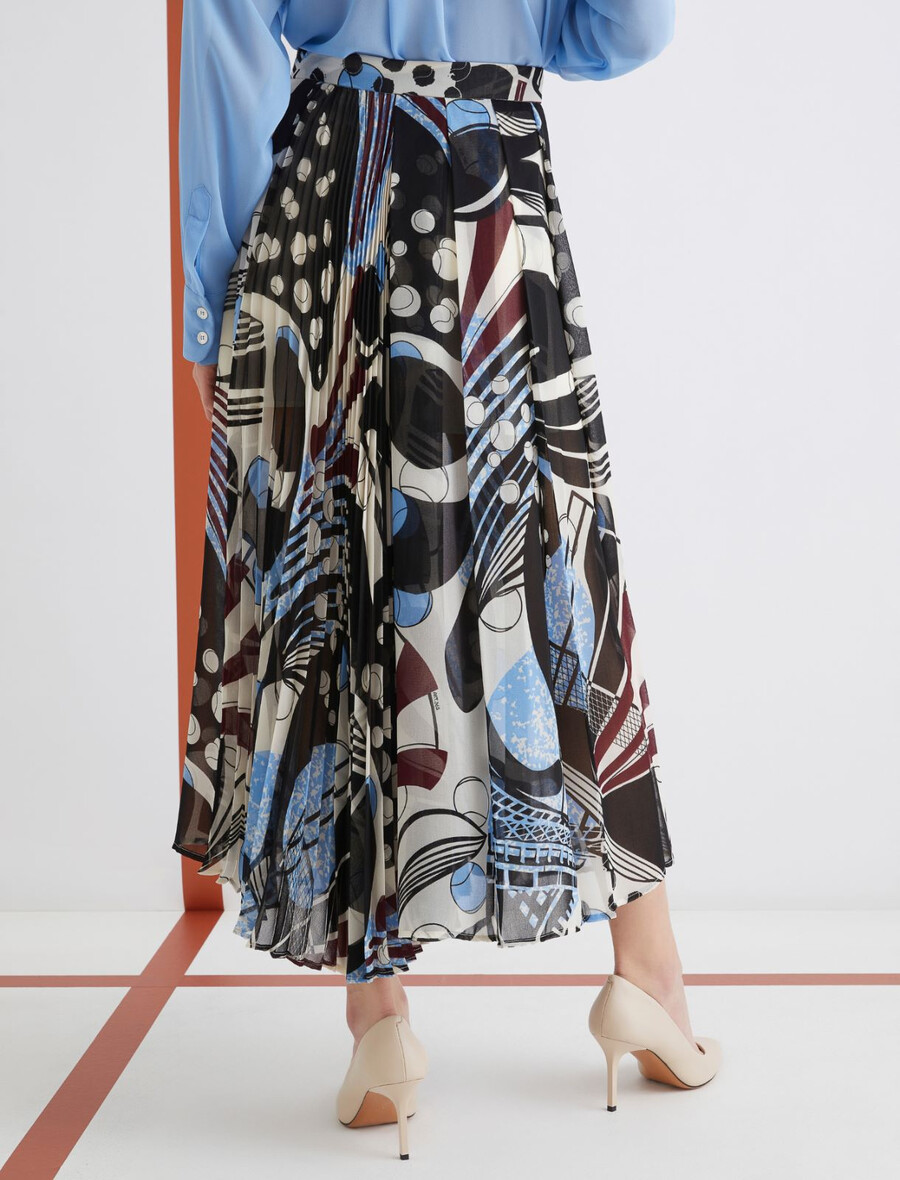 dolgo krilo s potiskom - volna bela