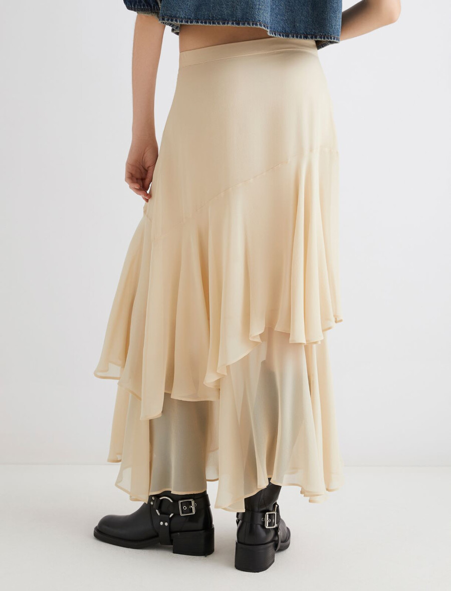 svileno krilo - volna bela