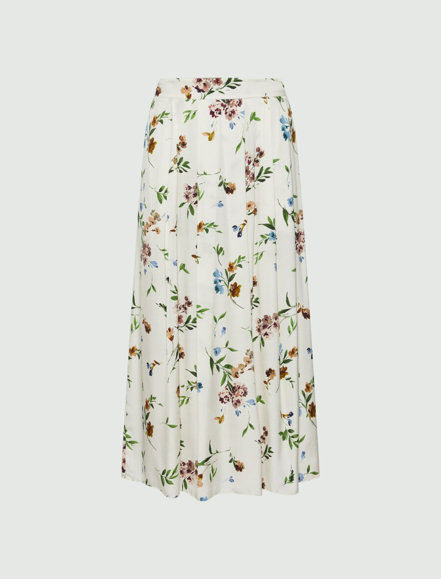 satenasto krilo po celotni dolžini - kremna