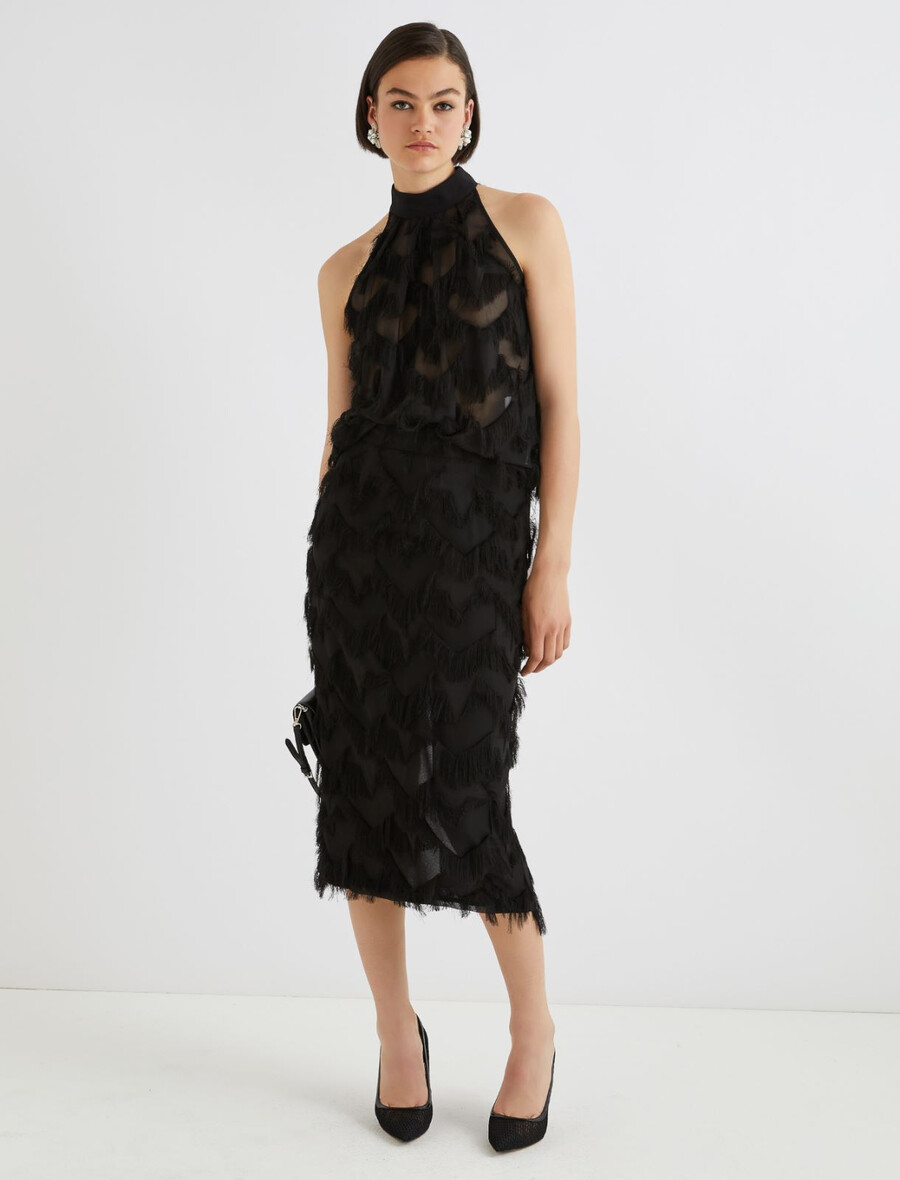 krilo fil coupé z detajli - Črna