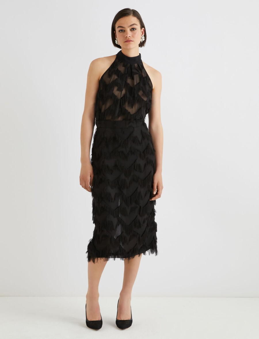 krilo fil coupé z detajli - Črna