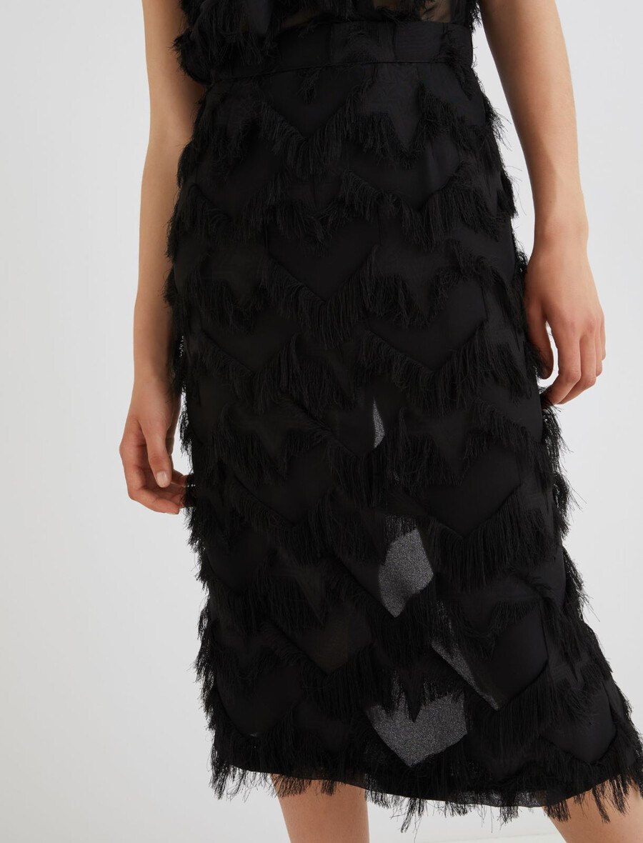 krilo fil coupé z detajli - Črna