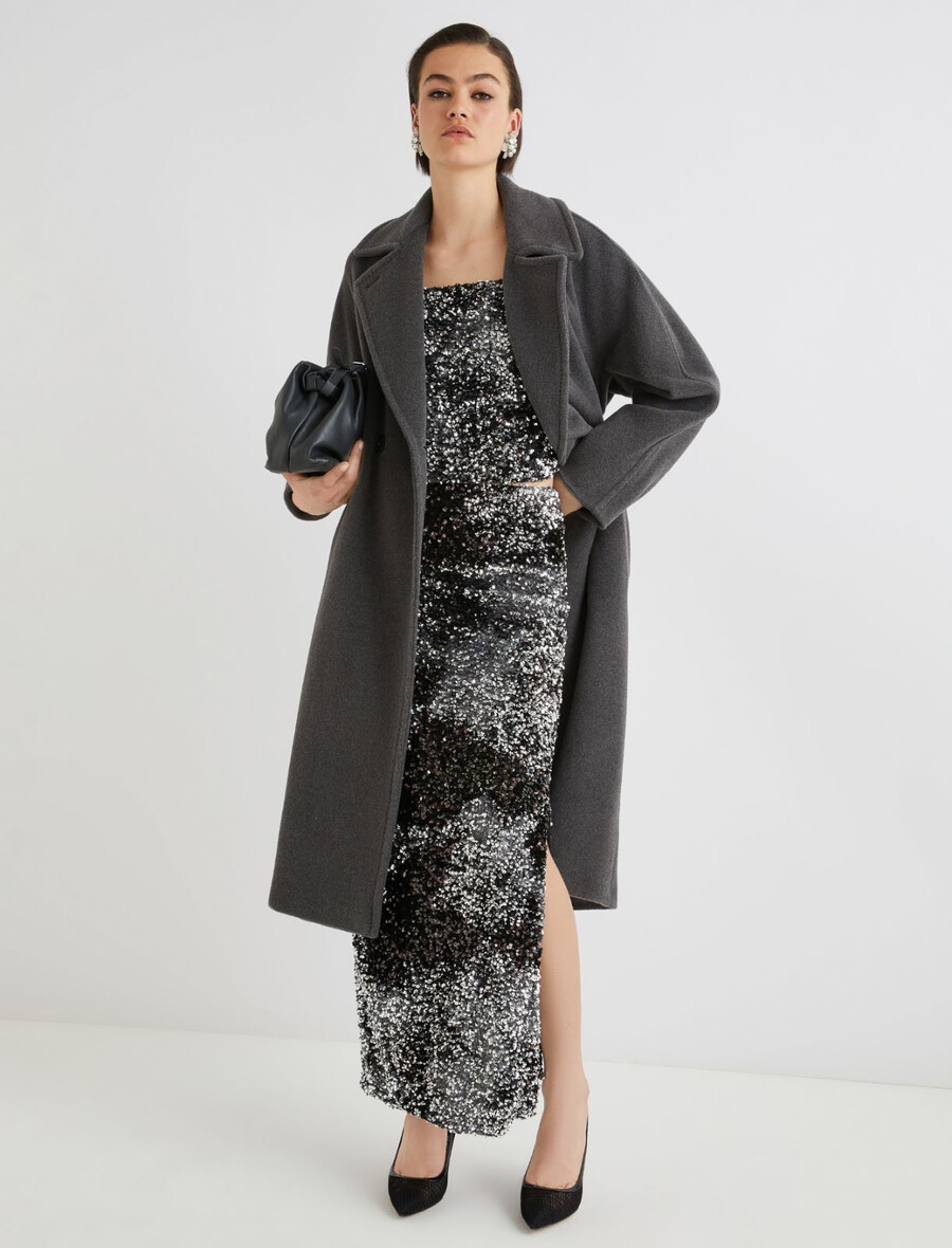 bleščeče krilo - sivo