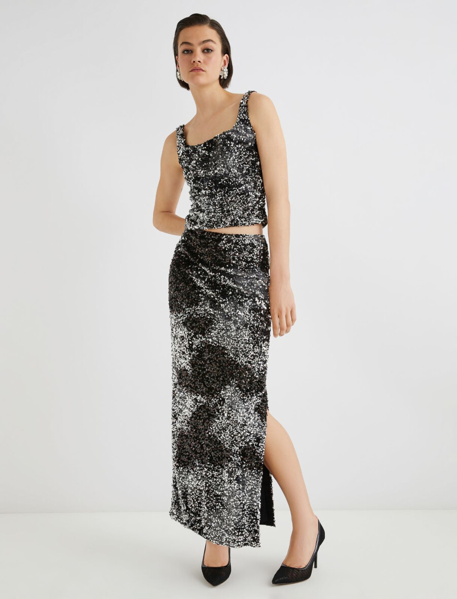 bleščeče krilo - sivo