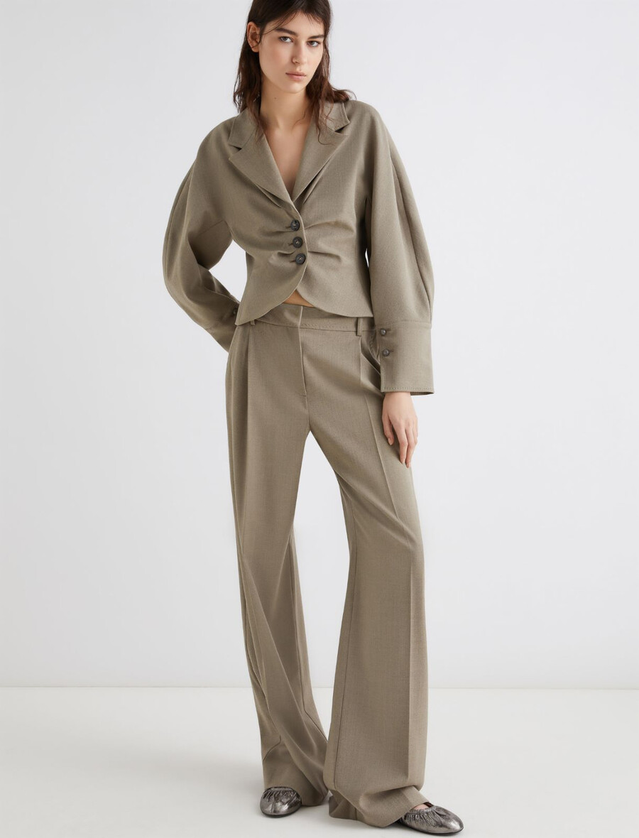 oprijet kratek blazer - laurel