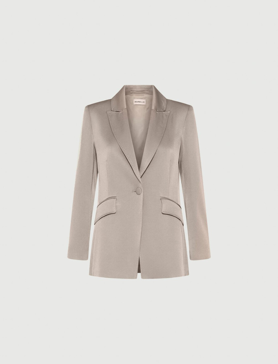 satenasta jakna - naravna