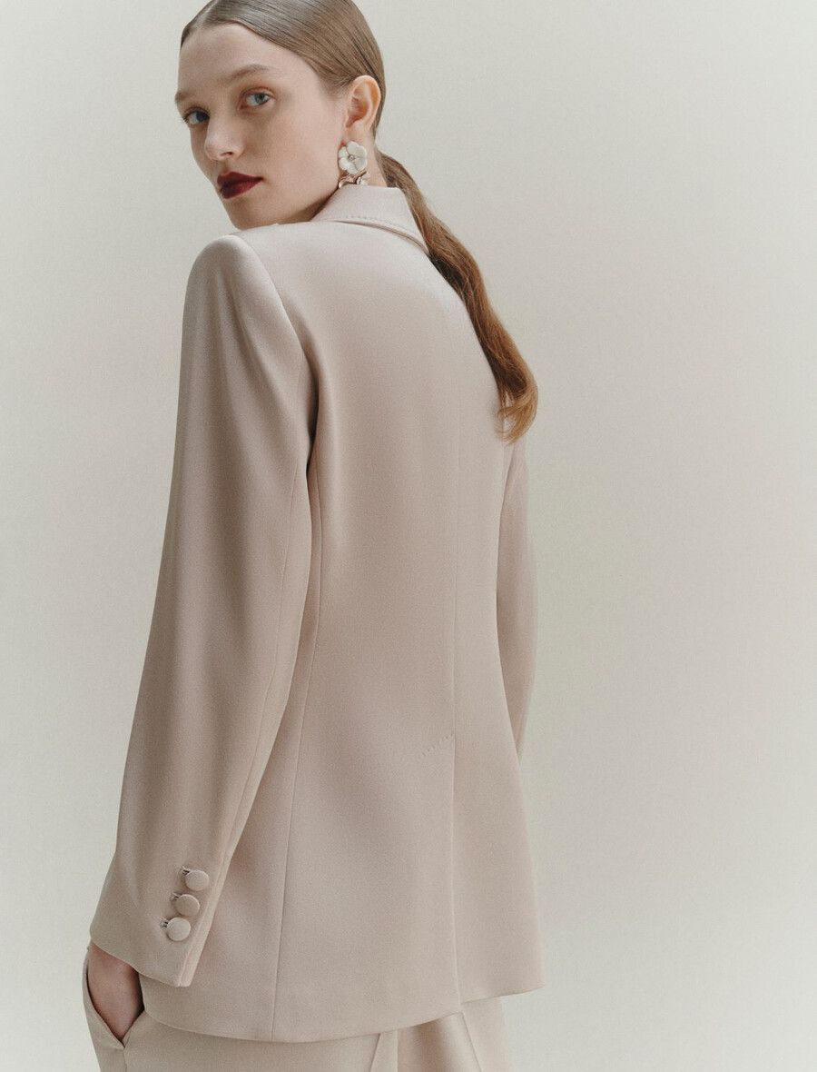 satenasta jakna - naravna