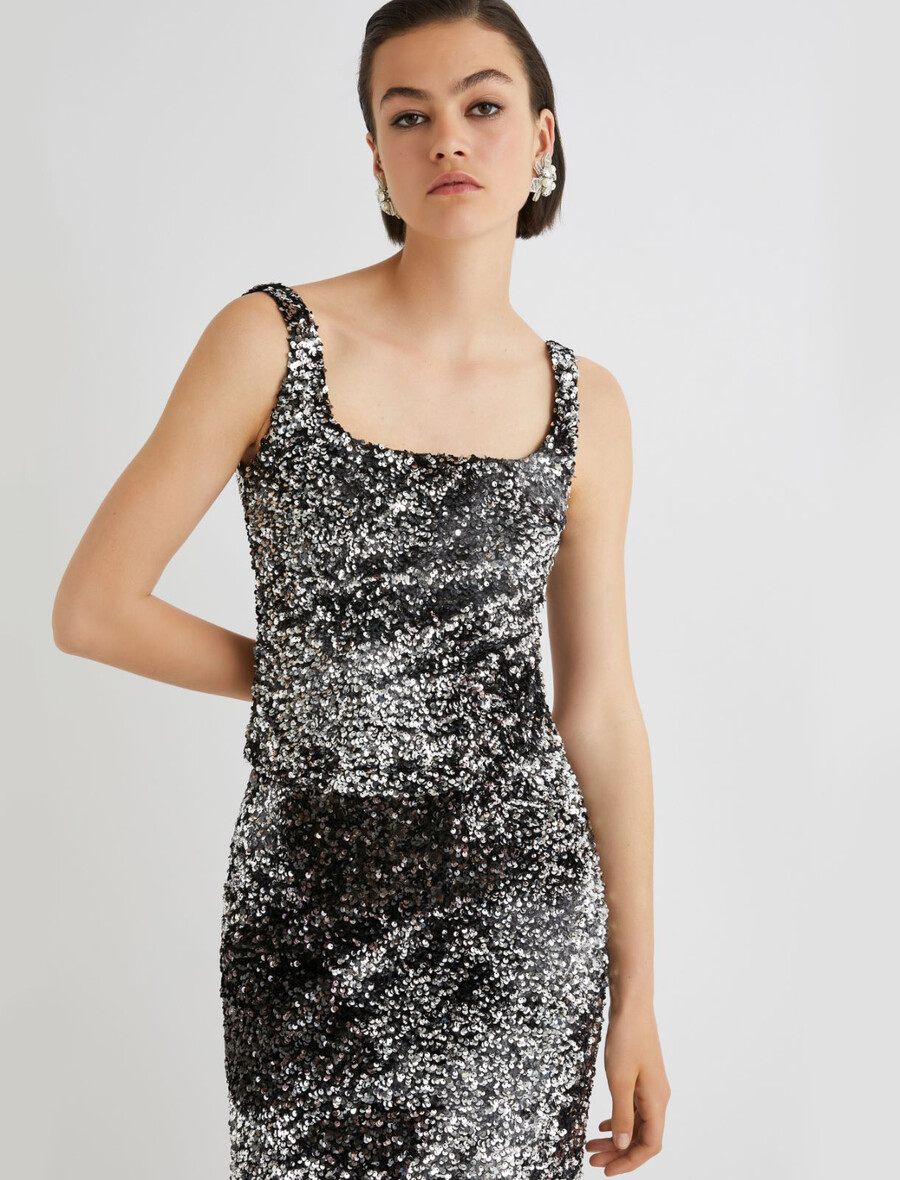 bleščičasti top - siva