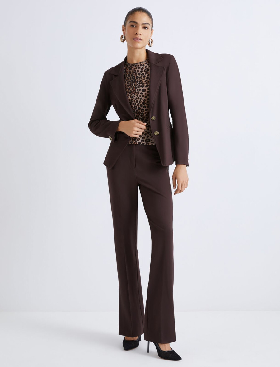 majica iz tila z živalskim potiskom - naravna