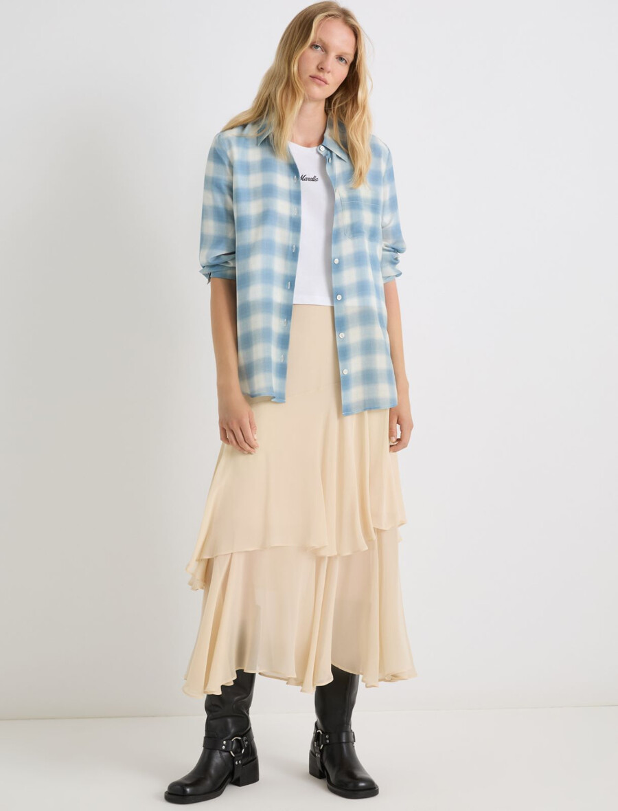 majica z vezenim logotipom - optical white